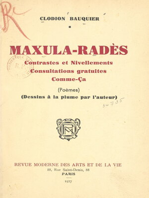 cover image of Maxula-Radès